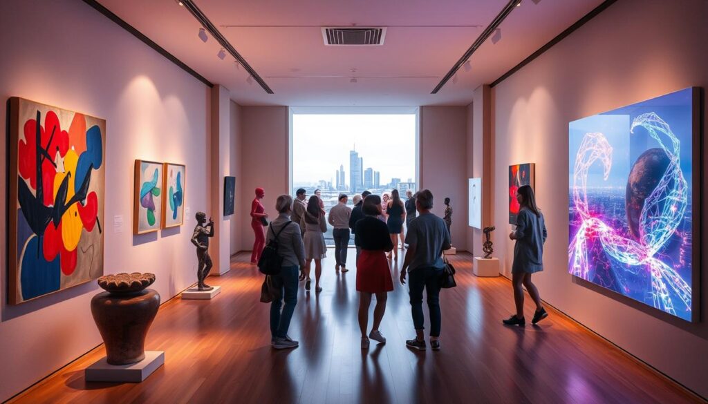 Digitale Kunstwerke und Online-Kunstpräsenz